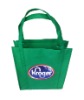 Green nonwoven tote bag