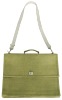 Green shoulder bag