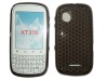 Grey Diamond Veins Cell Phone TPU Case For Motorola XT316