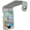 Grey PU Leather Case Cover for Apple iPod Touch 4th Generation 8gb, 32gb & 64gb + Belt Clip & Screen protector