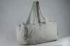 Grey PU Leather Handbag