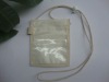 Grey Portable PVC  Business Card Holder