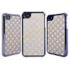 Grey Rhombus Plastic Protector Hard Cover Case For iPhone 4 4S