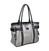 Grey&black fashion lady Tote handbag