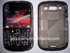 Grid Pattern TPU Cover Soft Gel Flex Case For BlackBerry Bold 9900 9930
