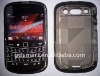 Grid Pattern TPU Cover Soft Gel Flex Case For BlackBerry Bold 9900 9930
