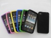 Grid style silicon cover case for iphone 4G