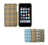 Grille leather case for iphone 3gs