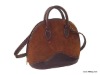 HANDBAG IN CAPYBARA AND LEATHER 'ALMEJA'