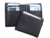 HANDMADE KOREAN NAPPA COWHIDE LEATHER BIFOLD BLACK WALLET