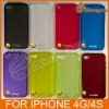 HAOMI Ultra-thin Transparent hard Case For Iphone4G 4S &LF-0355