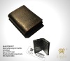 HARD leather man's card holder