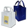 HB208 Valued With "X" On Handles Non Woven Poly Grocery Bags