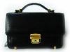 HHT business leather suitcase briefcase
