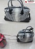 HHT fashional lady PU travel rolling bag