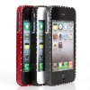 HIgh quality Crystal aluminum CNC bumper case for iphone 4s