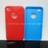HOT!!! Glede silicon case for phone 4(STOCK)