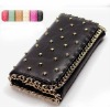 HOT!! High quality lady wallets studded wallets in 8 colors(S198)