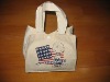 HOT SALE recyclable FULL COLOR PRINT canvas tote bag