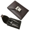 HOT SELL FASHION ACCESSOREIS LADIES LEATHER GIFT BEAUTY SET