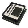 HOT SELL FASHION LEATHER WALLET GIFT SET WITH SPECIAL WALLET & PEN