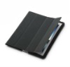 HOT SELLING Double Side PU Smart Case for iPad 2 black