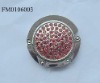 HOT crystal round handbag hanger red color