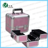 HX-C4531, Aluminum lightpink cosmetic cases/bag,cute cosmetic bag,cosmetic case professional,beauty makeup case bag