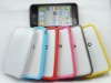 Half involtited Mutil colors TPU case for IPhone4
