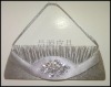 Half-round cover crystal graceful ladies evening clutch