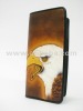 Hand Engraving Cowhide Leather Wallet - White Eagle Design