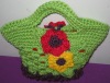 Hand made Crochet Flower Bag for Children/Handicrafts/hand crochet crafts