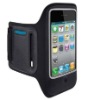 Hand-washable Dual Fit Armband for Apple iPhone 4(Black)