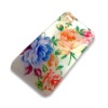 Handfeel Water Paste Artwork PC Mobile Phone Cover for Iphone 4