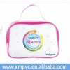 Handled PVC Transparent Cosmetic Pouch for Makeup