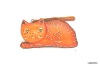 Handmade Leather Animal Purse-Cat