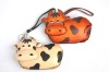 Handmade Leather Animal Purse-Cow