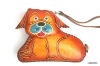 Handmade Leather Animal Purse-Dog