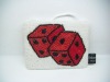 Handmade beaded coin wallet