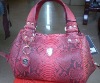 Handmade python geninue leather tote bags handbags