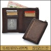 Handmade top layer leather men wallet