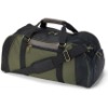 Handsome Deluxe Navy Green Polyster Duffle Bag With Strap