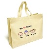 Hanlde printed bag Canvas tote bag promotional eco friendly orangic cotton shopping bag