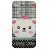 Happy Time Rabbit Hard Shell Protect Cover For iPhone 4