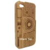 Hard Carved Wood Case for iPhone 4 4s