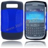 Hard Case With Dark Blue Mesh Back Cover For BlackBerry Curve 8900