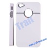 Hard Case for iPhone4 with Chrome Rings