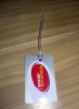 Hard PVC Luggage tag with Strap