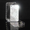 Hard Plastic Back Cover for iPhone 4S& iPhone 4 with Rhinestone Ornament