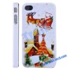 Hard Plastic Christmas Cover for iPhone 4